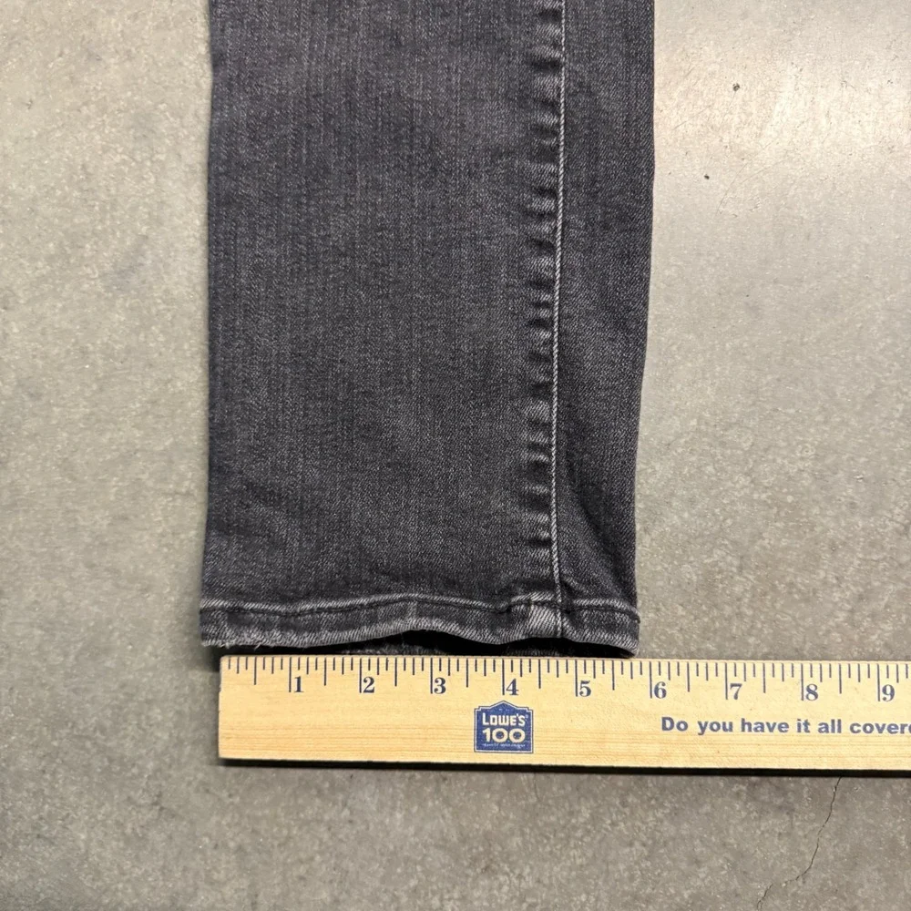 Zara Man Slim Fit Jeans Washed Black Denim Size 32 3655